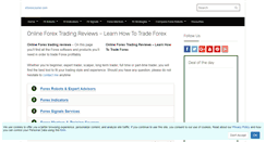 Desktop Screenshot of eforexcourse.com